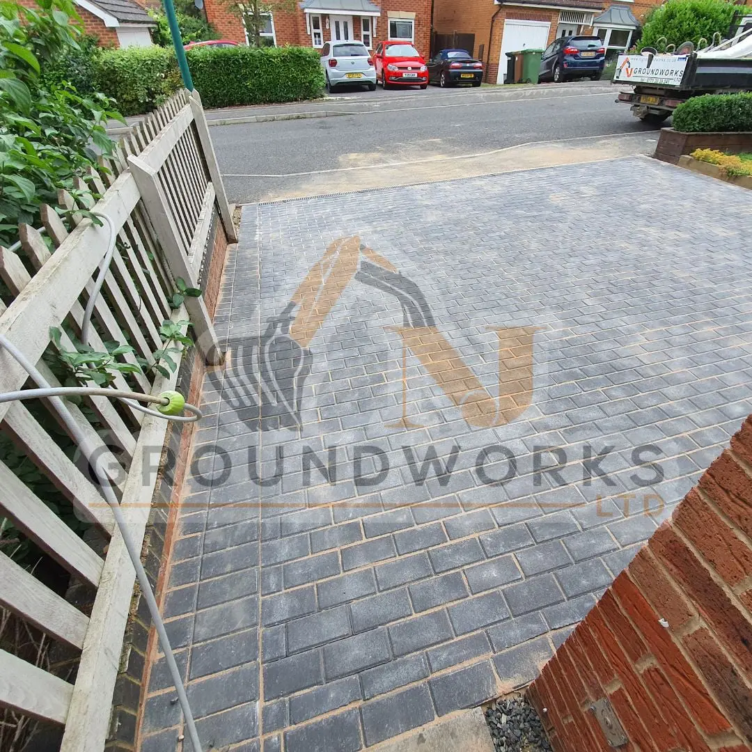 block paving contractor landscaping peterborough cheap services driveway driveways