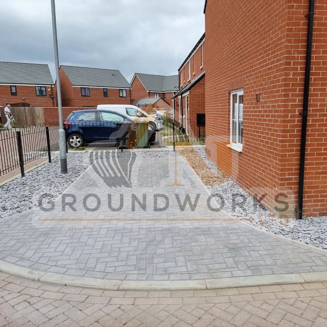 block paving contractor landscaping peterborough cheap services driveway driveways
