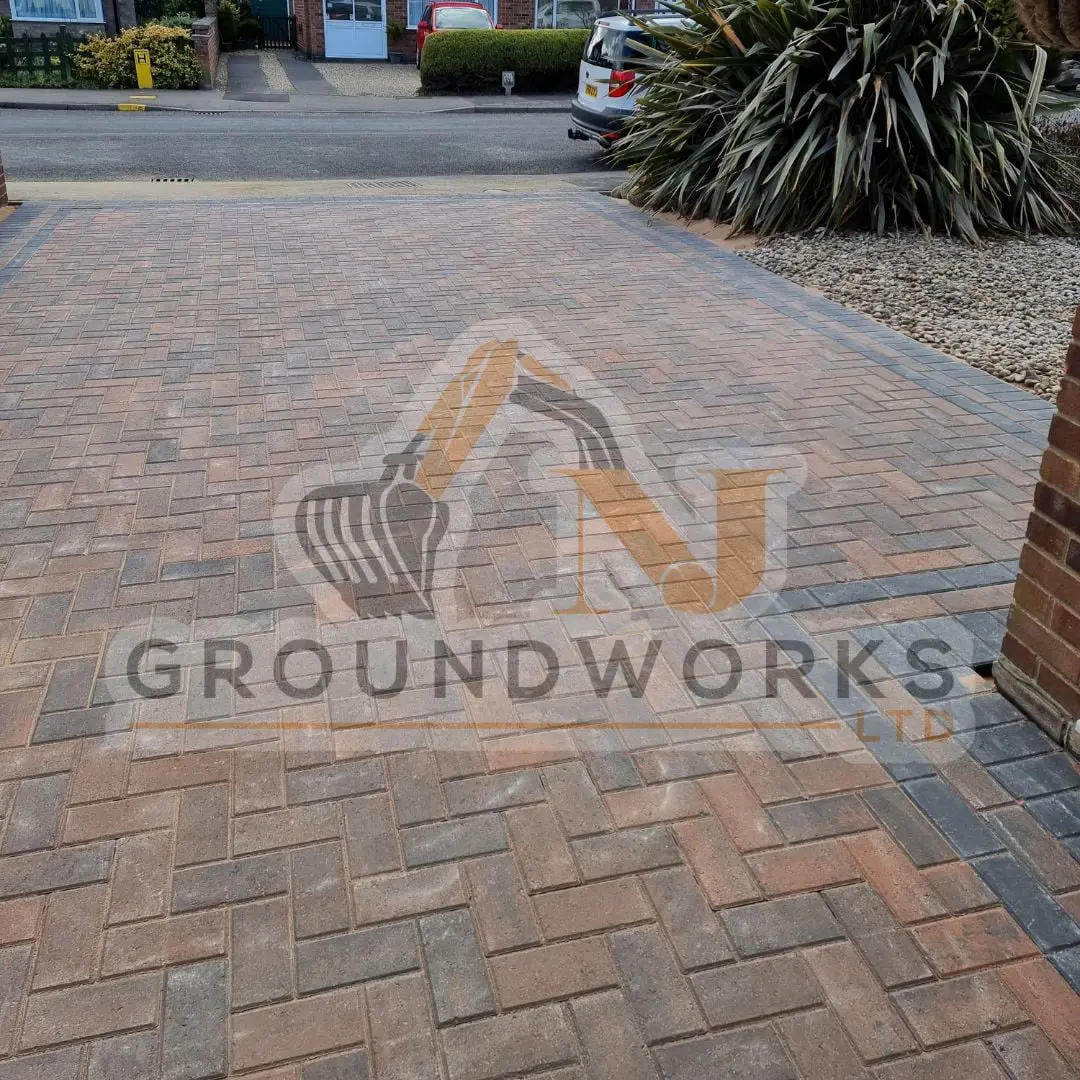 block paving contractor landscaping peterborough cheap services driveway driveways