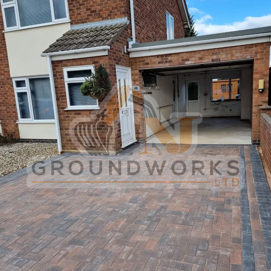 block paving contractor landscaping peterborough cheap services driveway driveways