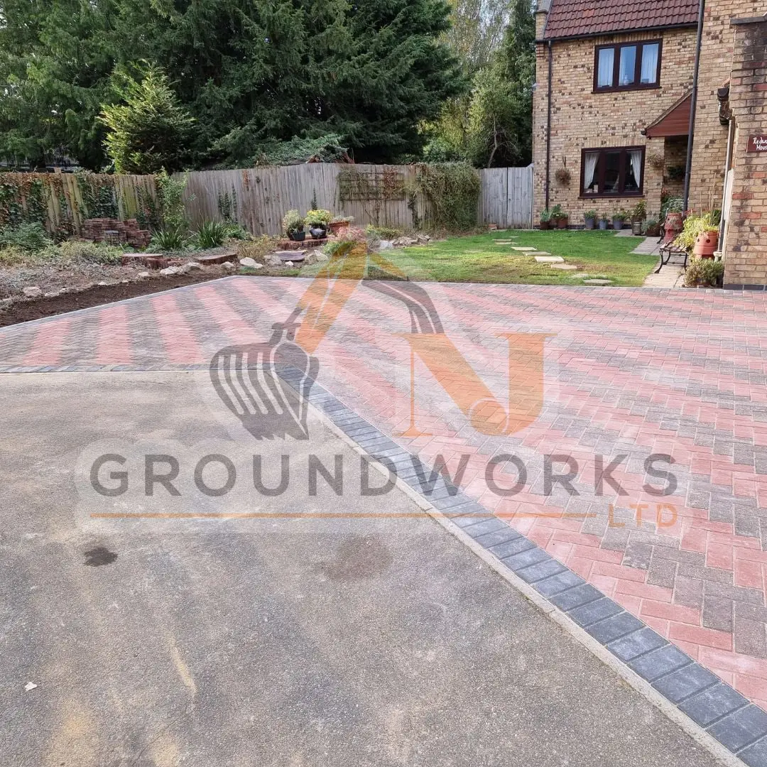 block paving contractor landscaping peterborough cheap services driveway driveways