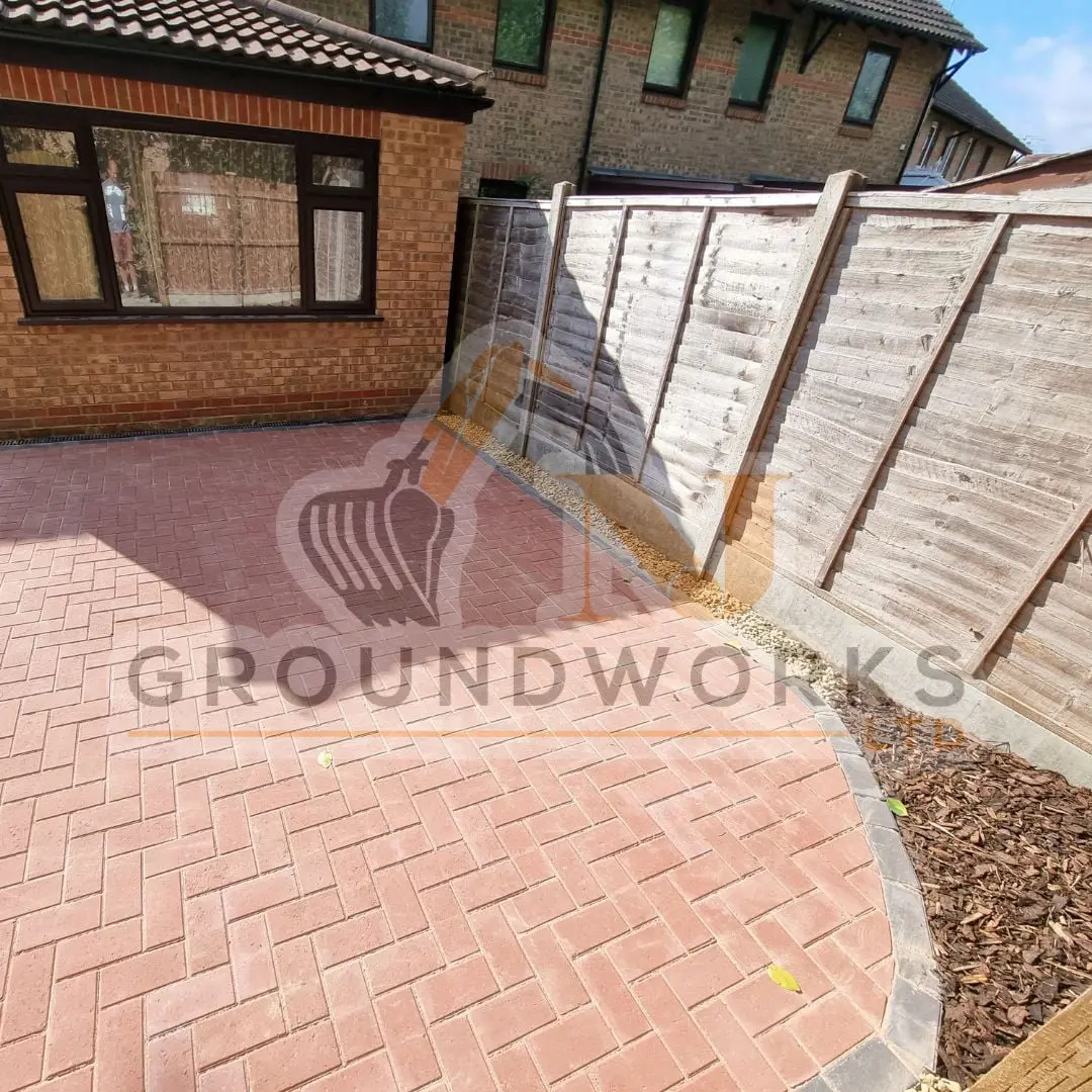 block paving contractor landscaping peterborough cheap services driveway driveways
