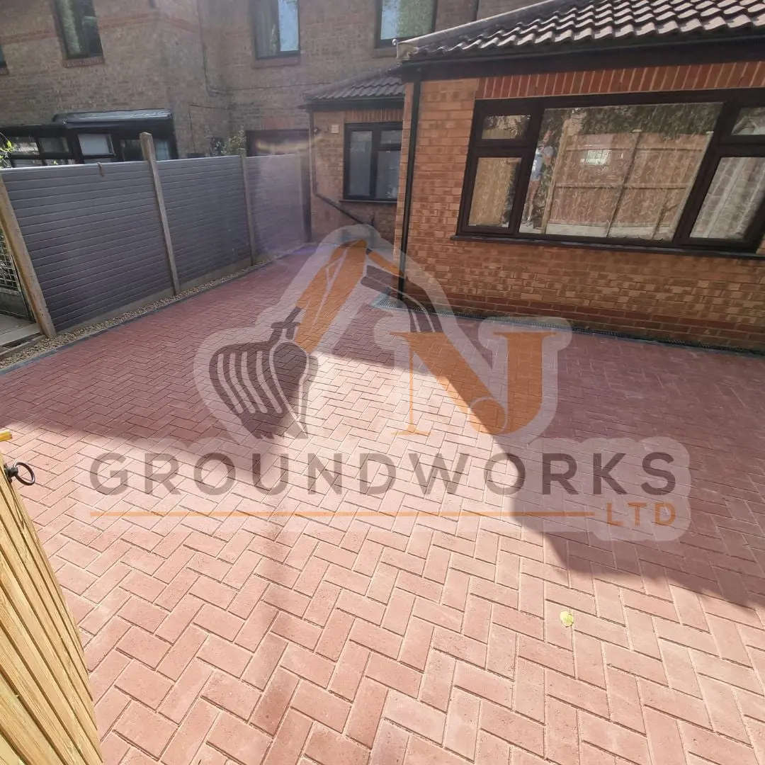 block paving contractor landscaping peterborough cheap services driveway driveways