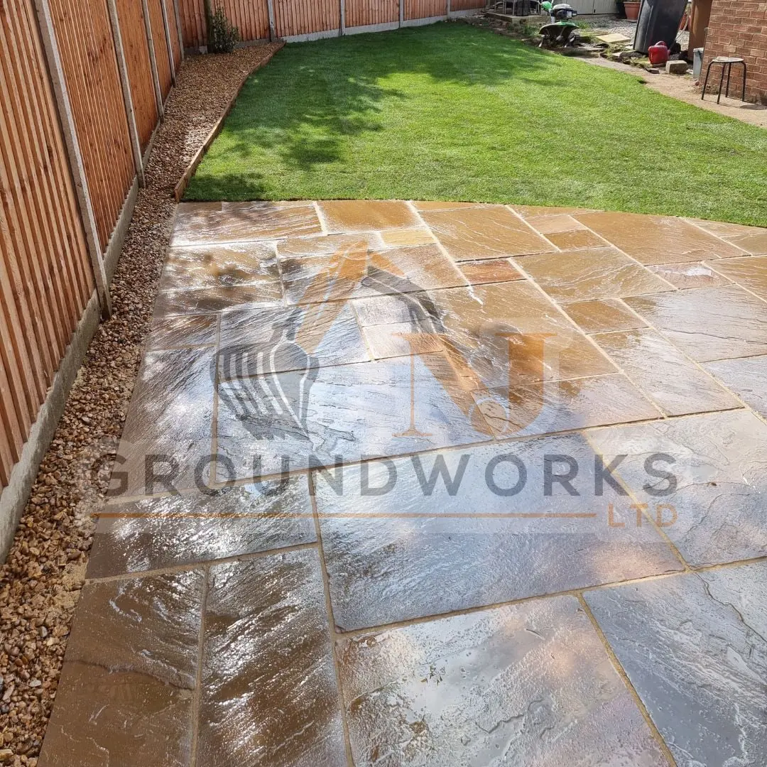sandstone natural stone patio paving slabs contractor peterborough slate limestone indian slabs