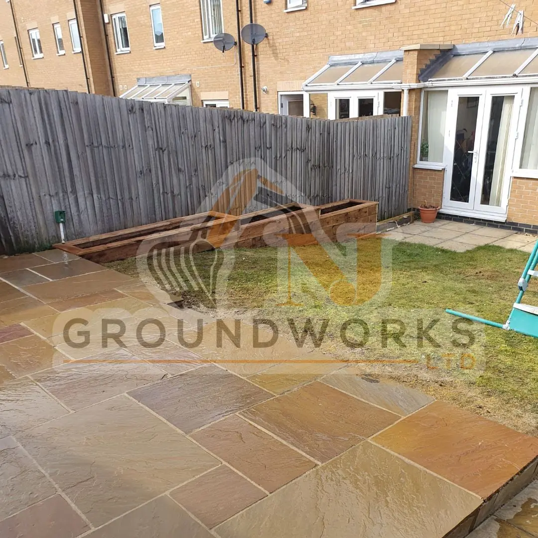 sandstone natural stone patio paving slabs contractor peterborough slate limestone indian slabs