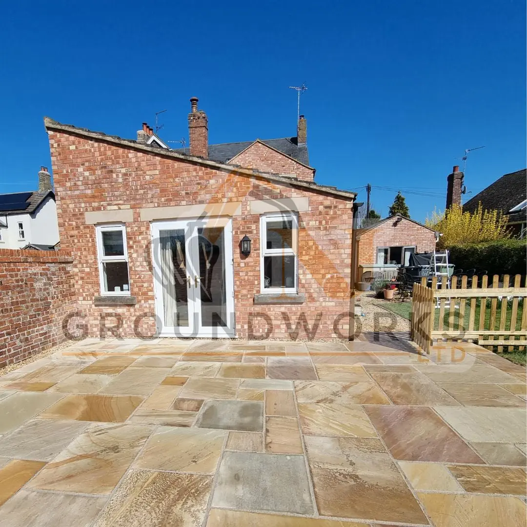sandstone natural stone patio paving slabs contractor peterborough slate limestone indian slabs